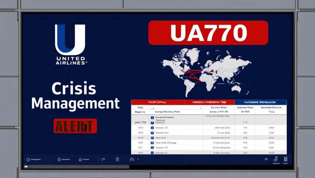 United Airlines Flight UA770 Emergency Diversion Status