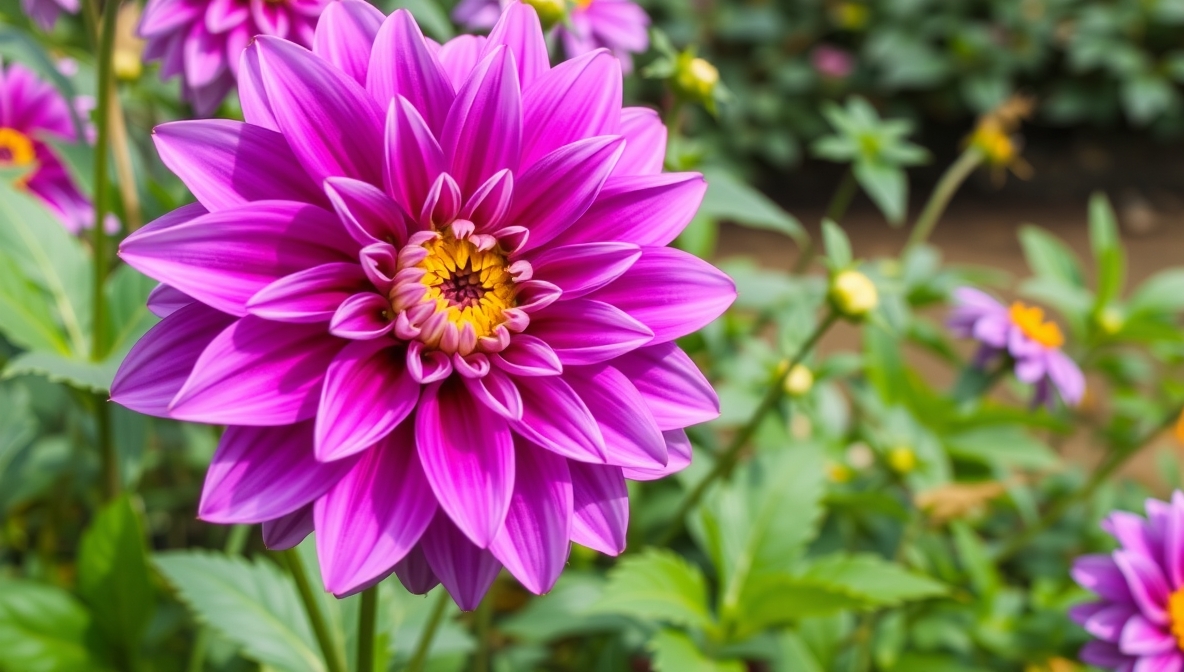 Purple Dahlia