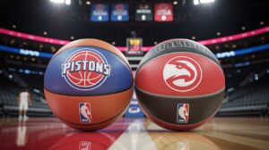 Detroit Pistons vs Atlanta Hawks Timeline